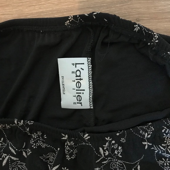 Clientèle long flower printed skirt with leg slit - Picture 5 of 5